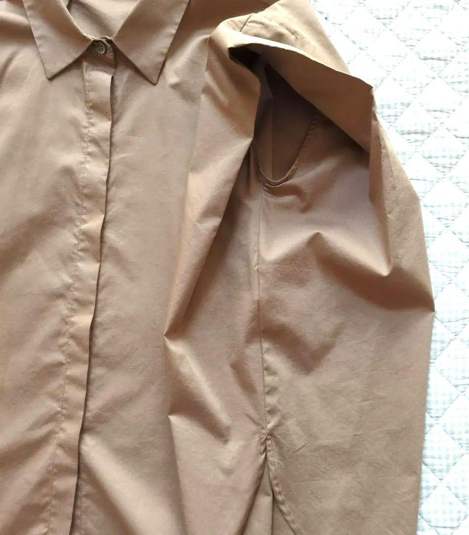 未使用品　ルーニィ♥フレンチスリーブシャツ　ブラウン　36