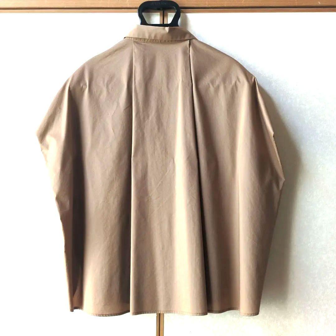 未使用品　ルーニィ♥フレンチスリーブシャツ　ブラウン　36