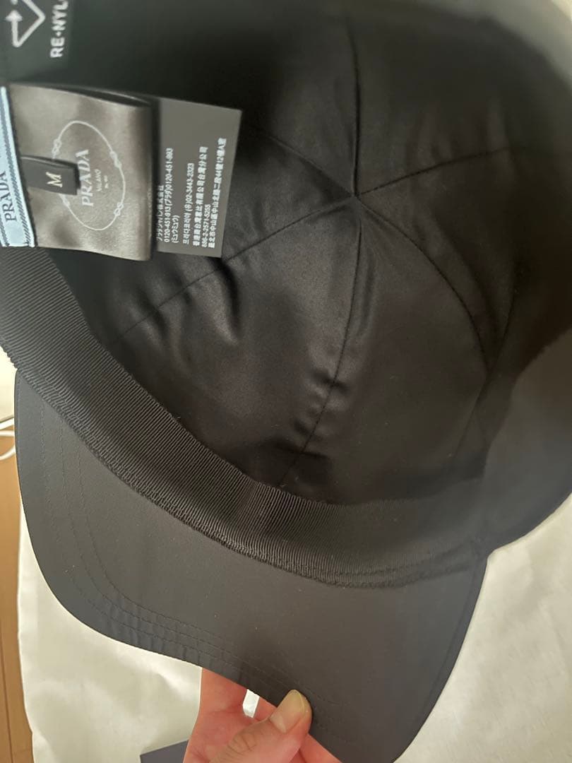 ♡PRADA♡ブラック ベースボールキャップ M