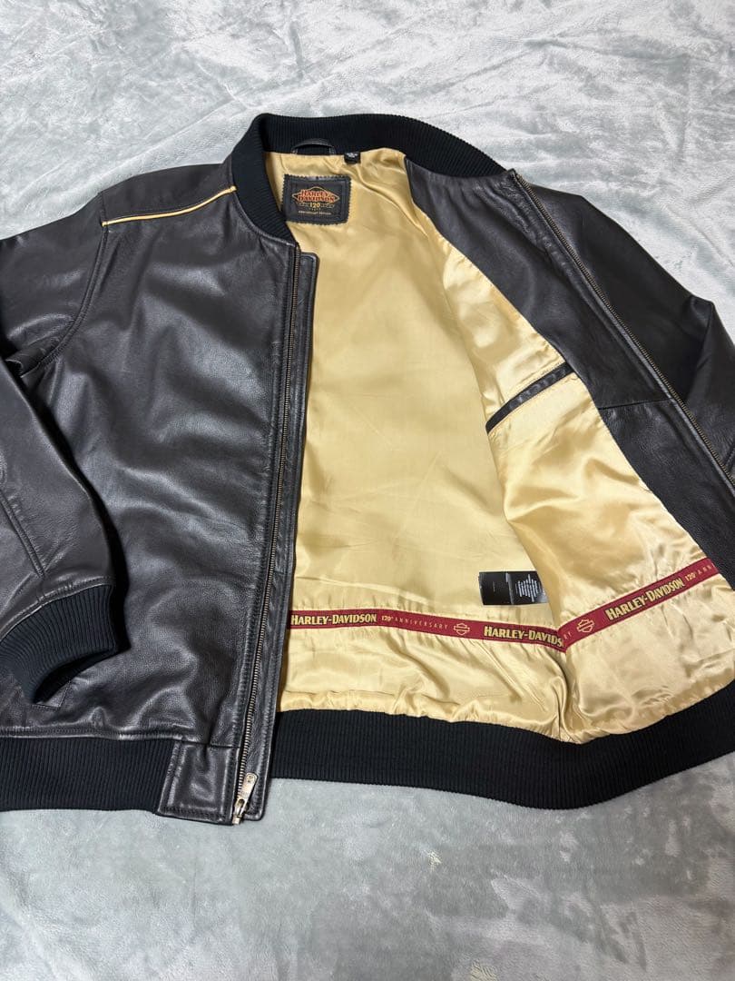 120周年限定品★Harley-Davidson レザージャケット L