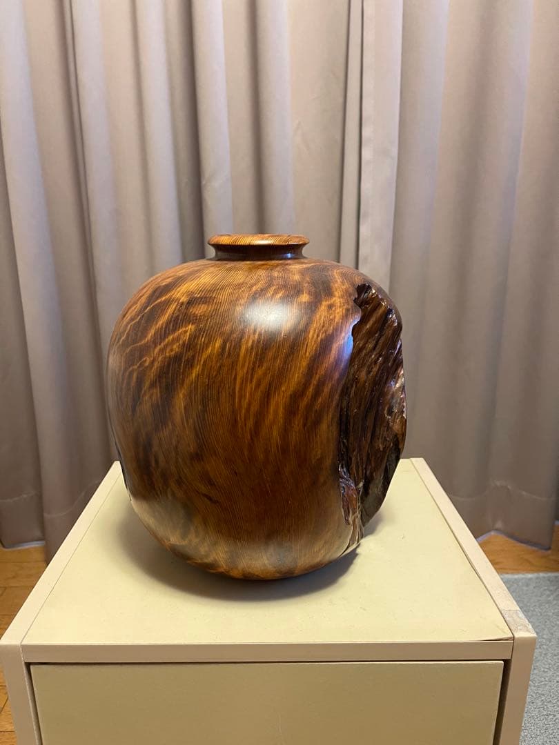 屋久杉　壺　鹿島重人作