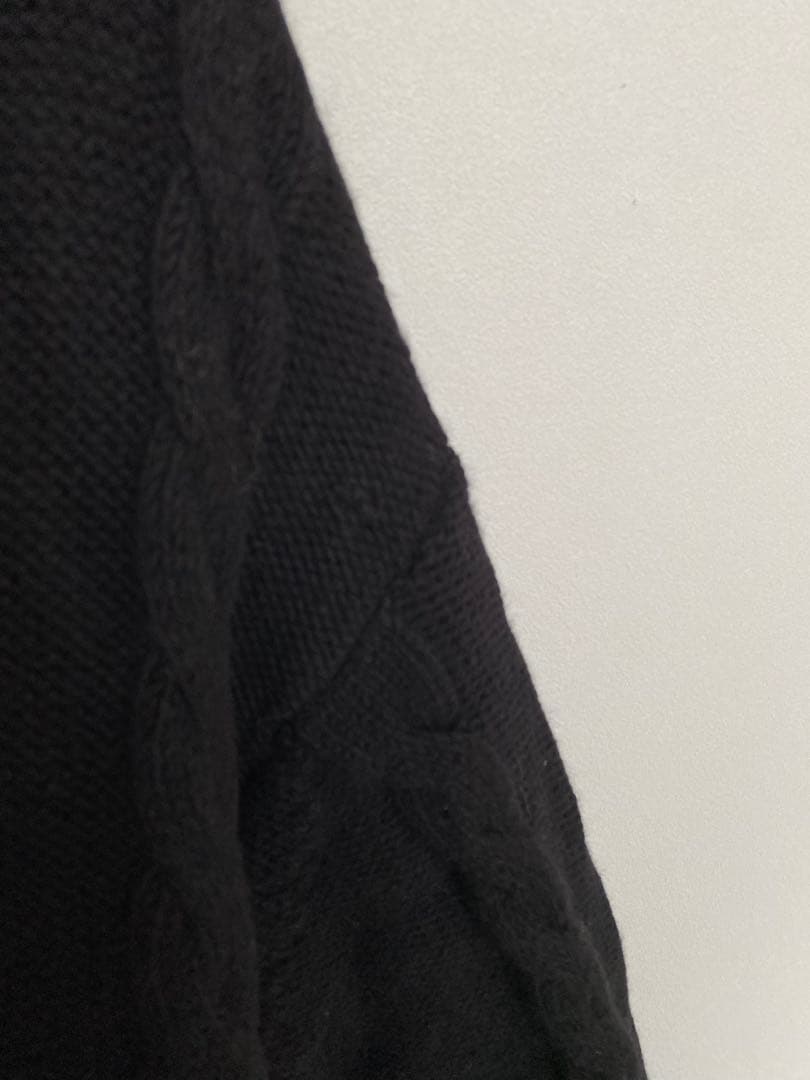 Yohji Yamamoto POUR HOMMEブラック カーディガン