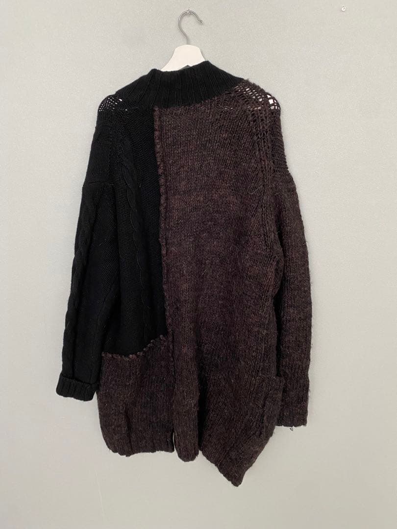 Yohji Yamamoto POUR HOMMEブラック カーディガン