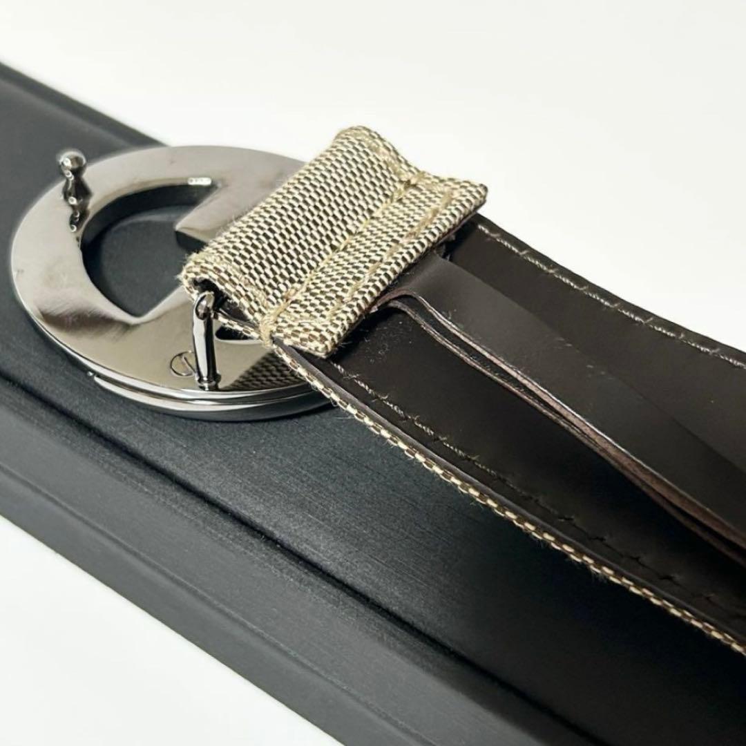 未使用 GUCCI グッチ ベルト ダブルG 106412・1766 キャンバス
