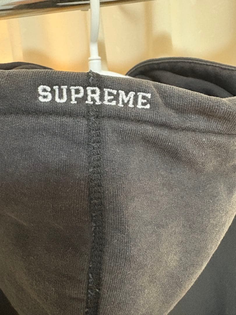 SUPREME Sロゴ　ブラック パーカー