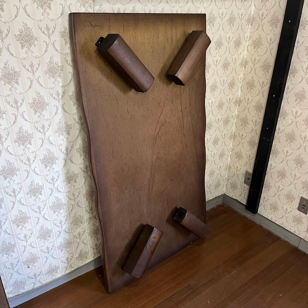 【アンティーク】木製 折りたたみ座卓 ローテーブル センターテーブル 古家具