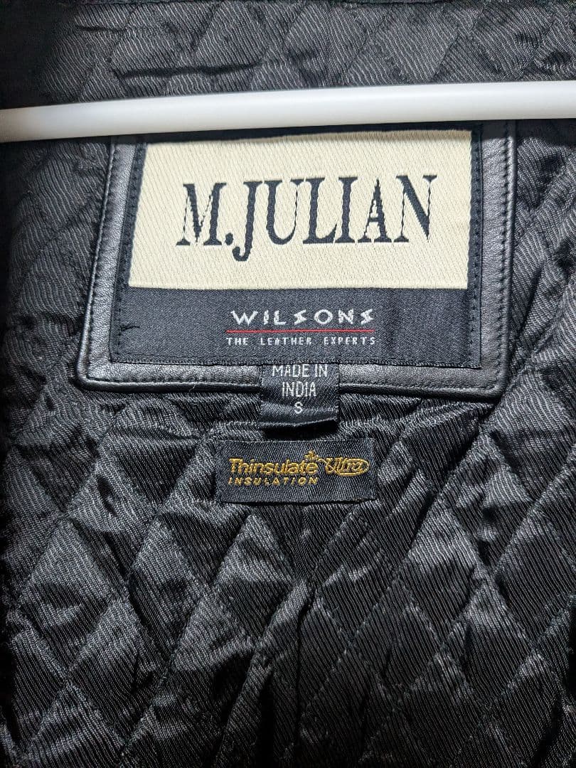 M.JULIAN ブラックレザージャケット
