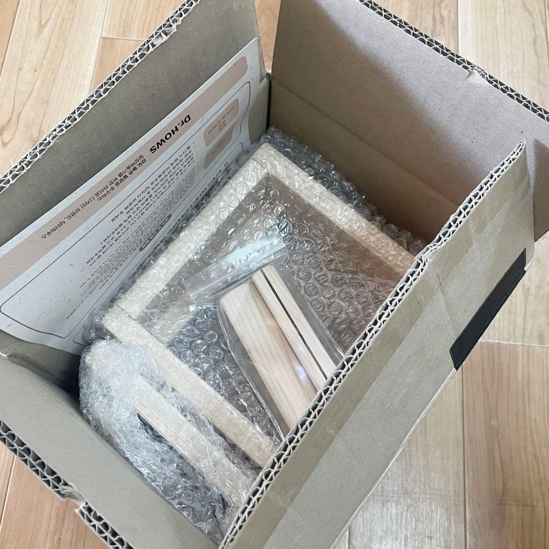 新品未使用　Dr.HOWS ヒノキ　蒸し器2段フルセット　せいろ　蒸篭
