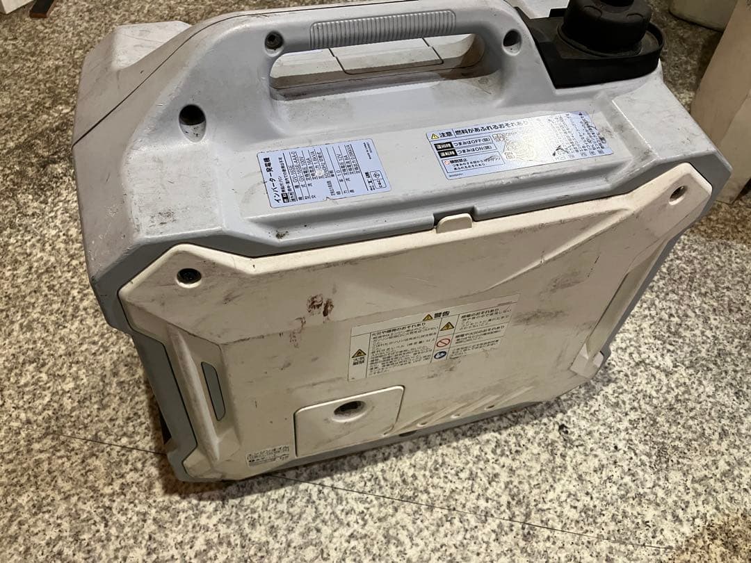 【スターターロープ不良】KOSHIN GV-16SE ポータブル発電機