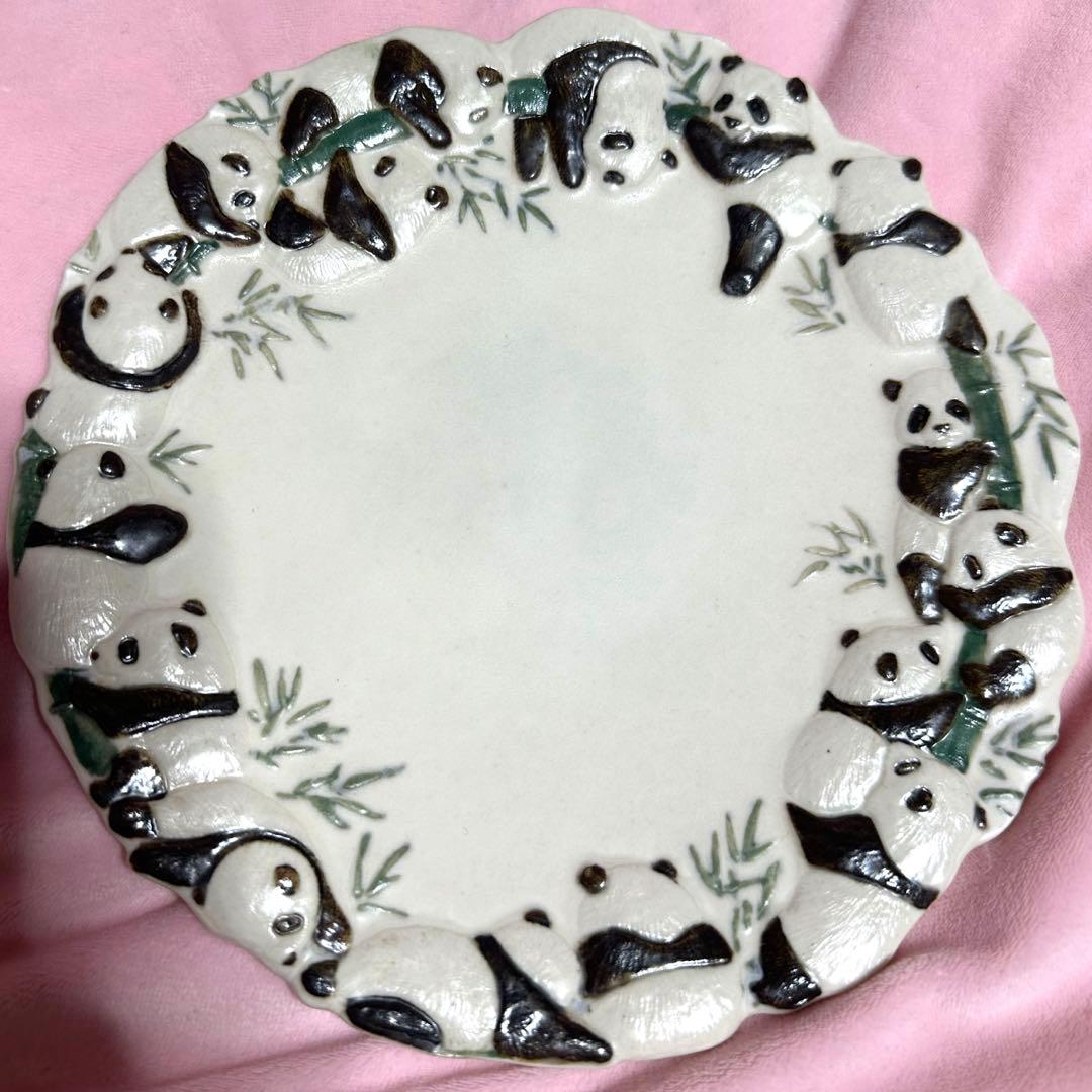 うつわやみたす　パンダ　お皿