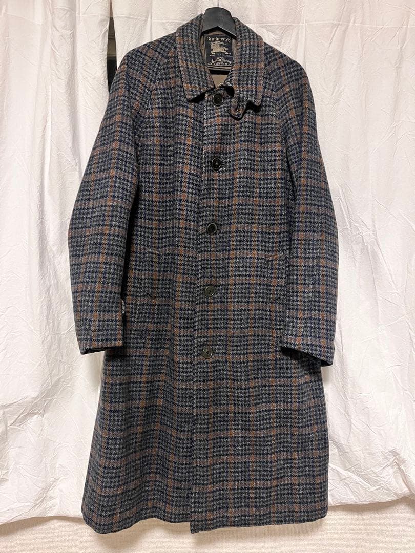 co　希少vintage　Burberry ウールステンカラーコート