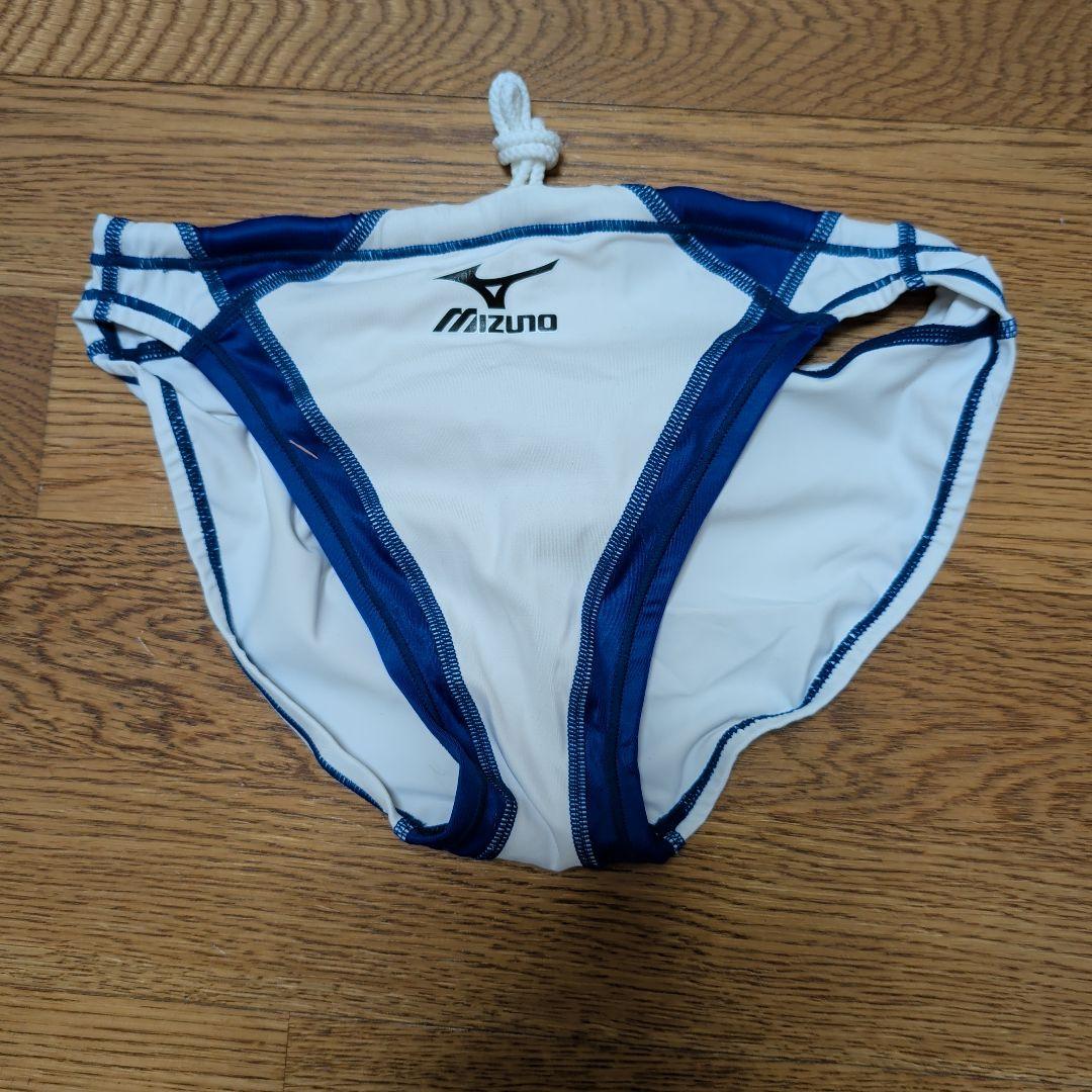 Mizuno 競泳水着 ホワイト/ブルー