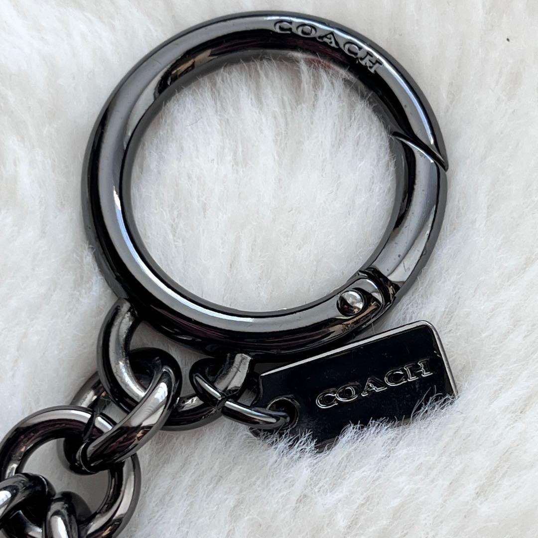 極美品✨COACH ティーローズ バッグチャーム　キーリング キーホルダー