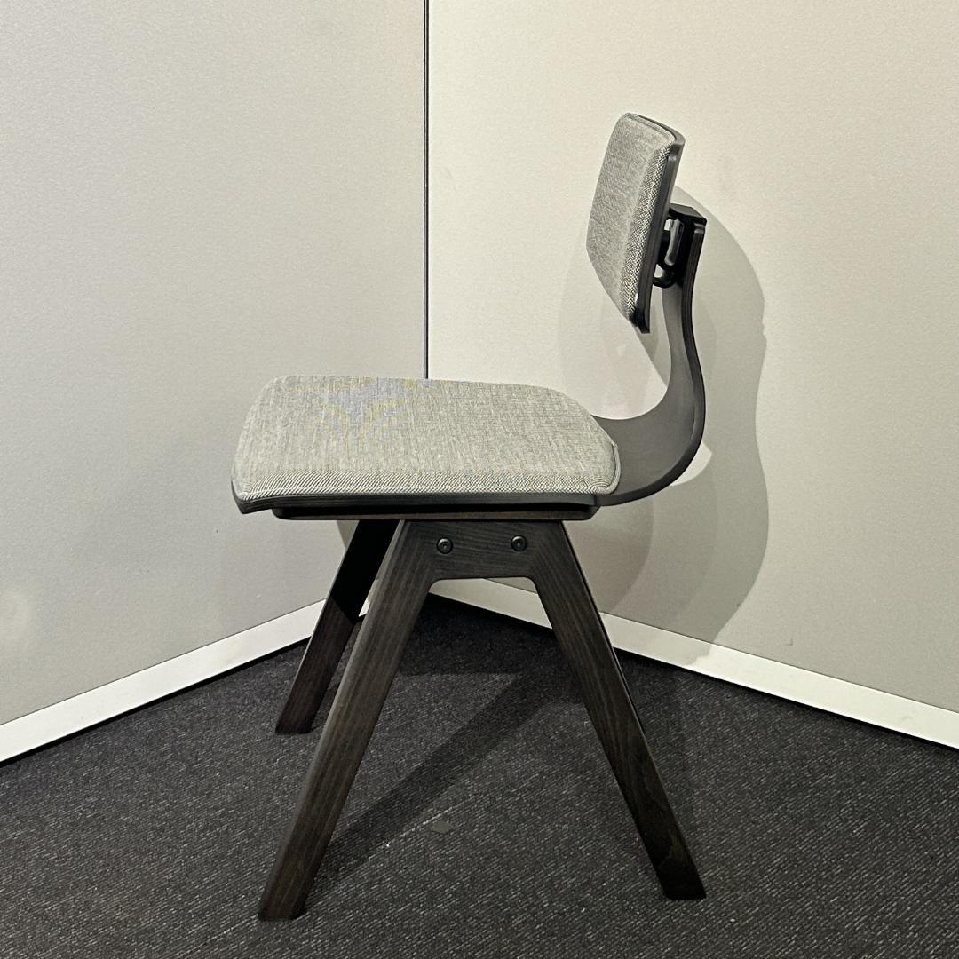 【展示品・2024年製】内田洋行 エルマー チェア クッション グレイ ブラック