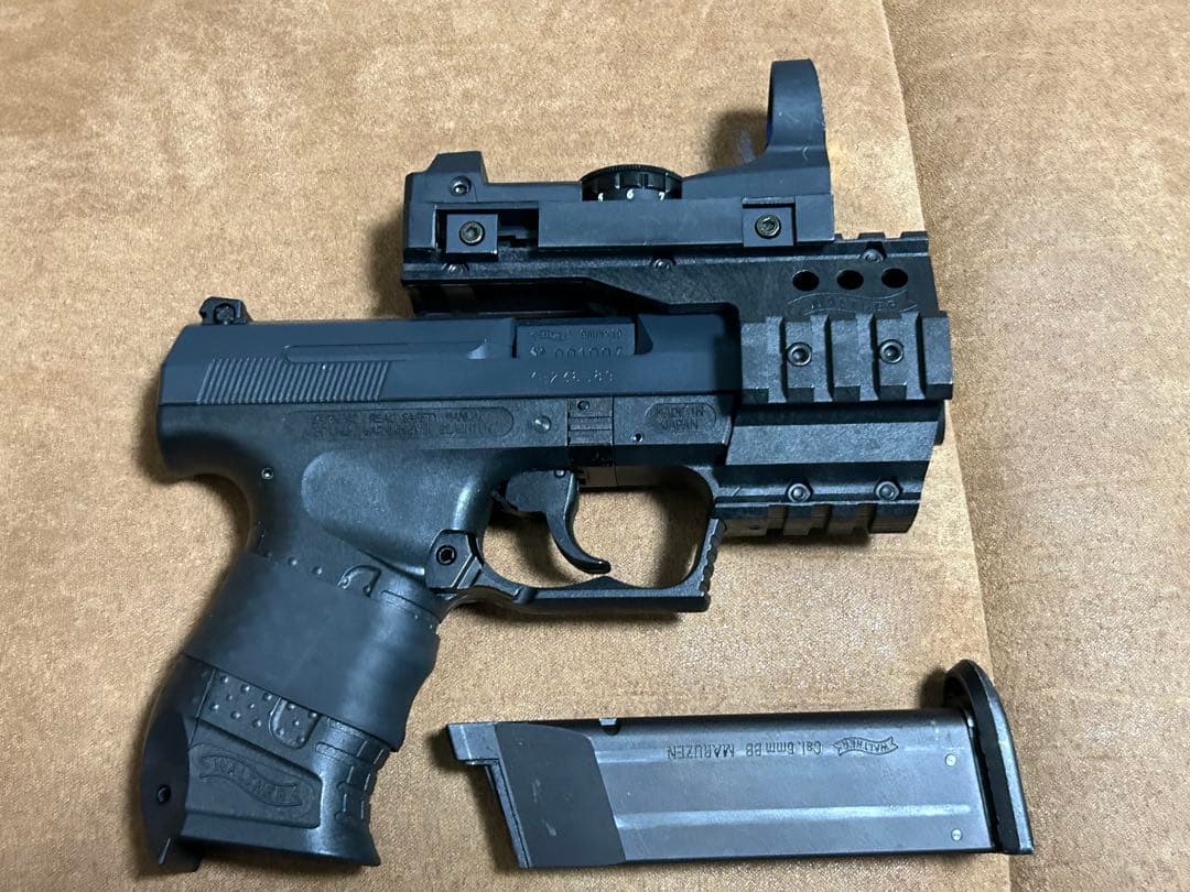 Walther P99 ガスガン マルゼン製 ドットサイト付き 動作確認済み　川