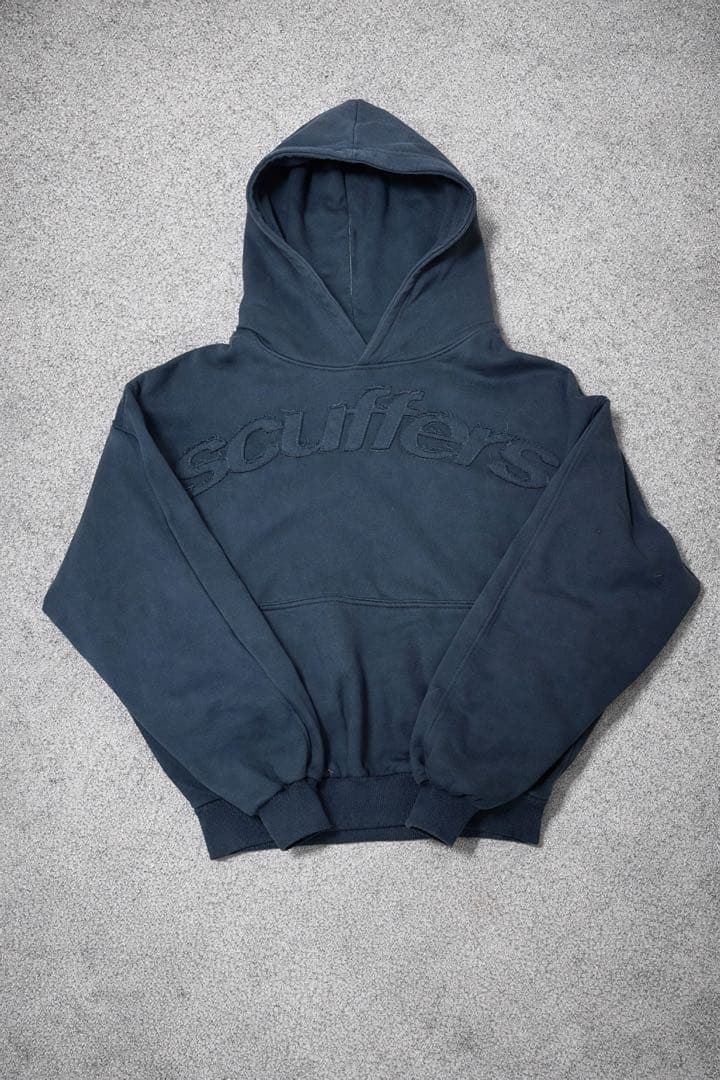 トップス scuffers Raw Blue Hoodie