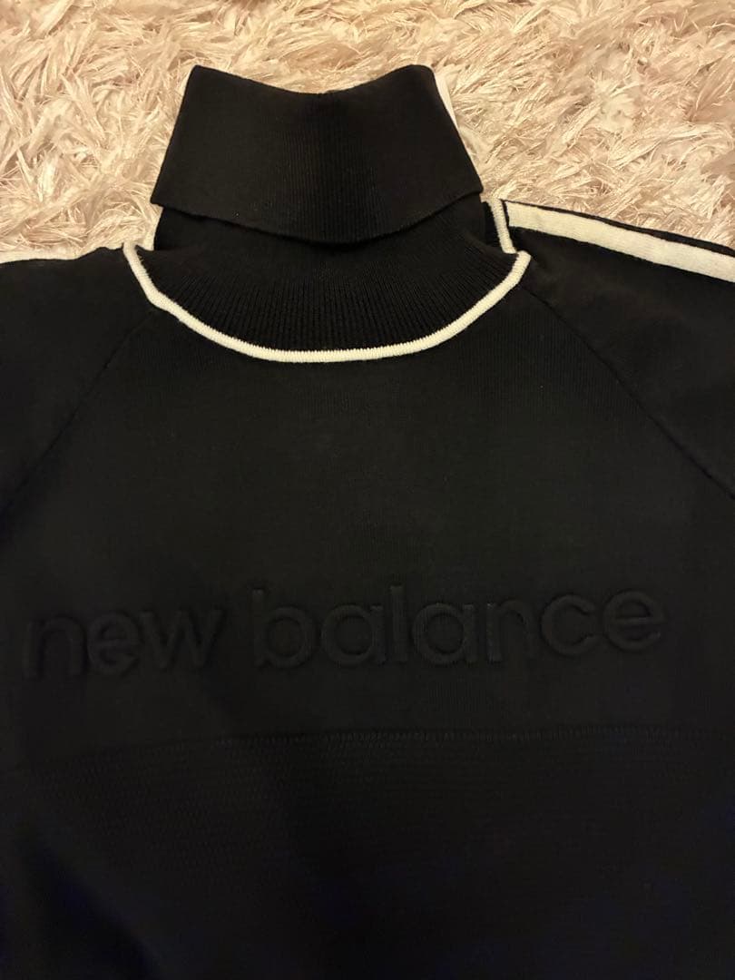new balance ゴルフ　タートルネックニット　ブラック　サイズ5