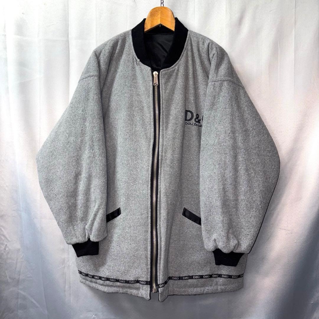 【激レア】ドルガバ　MA-1 リバーシブル XLサイズ D&G ブルゾン