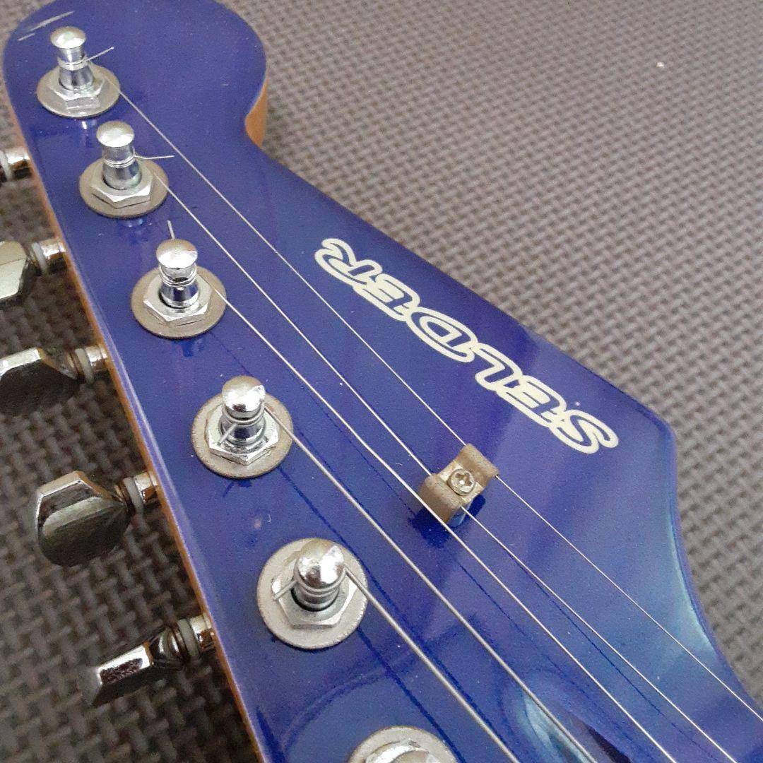 SELDER メタリックブルー エレキギター