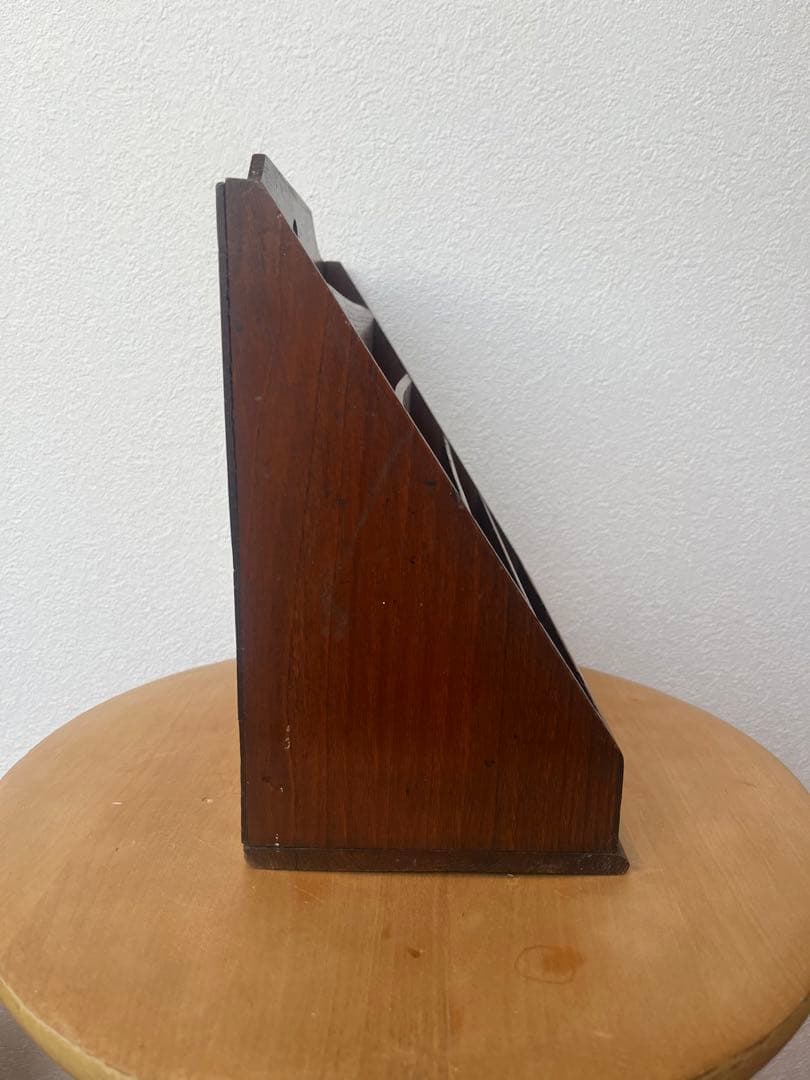 イギリスヴィンテージ 、アンティーク　５段ラック　レターラック