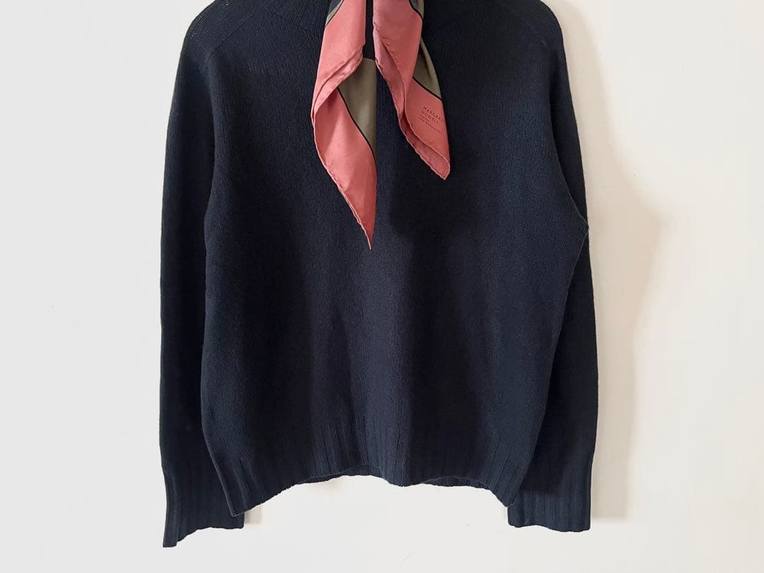 マーガレットハウエル 最高級スコティッシュカシミヤ100%タートルニット美品