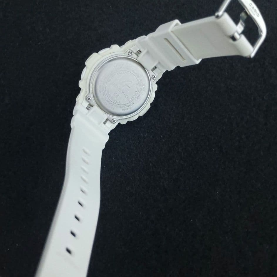 【美品】Baby-G baby-g 電波ソーラー ホワイト 動作良好