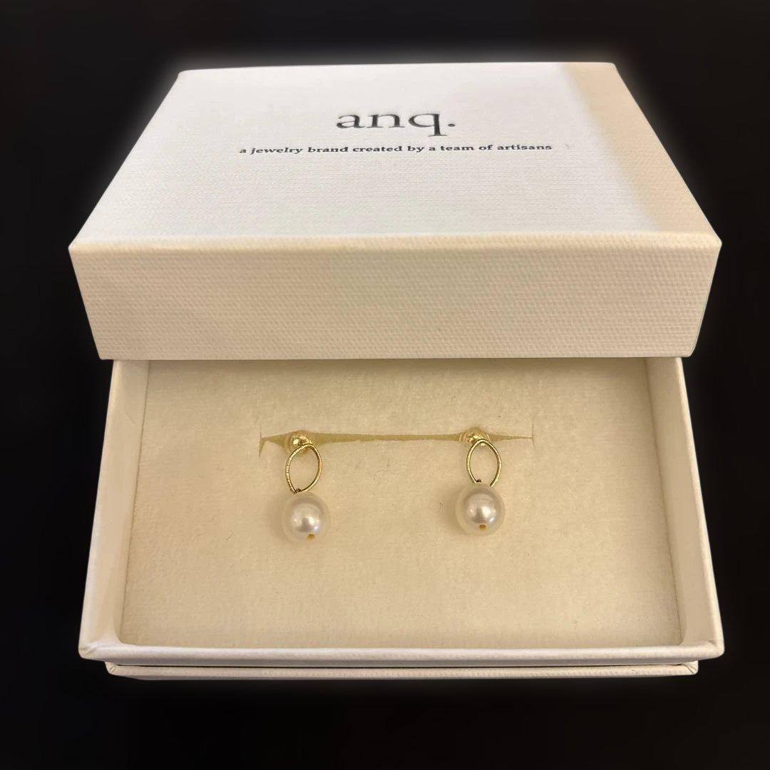【anq.】 ［K10 ］マーキスパールピアス