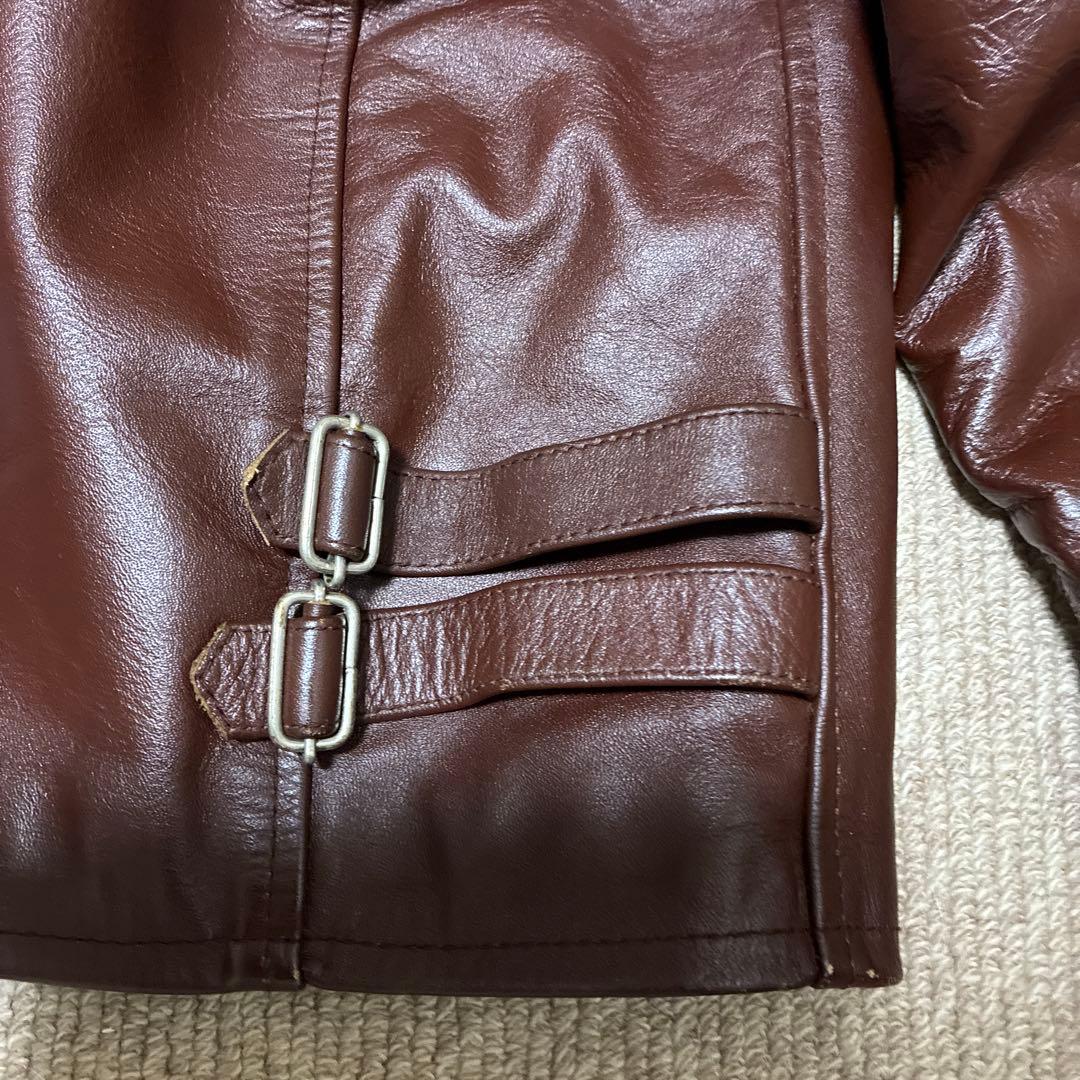 ダークブラウン レザージャケット