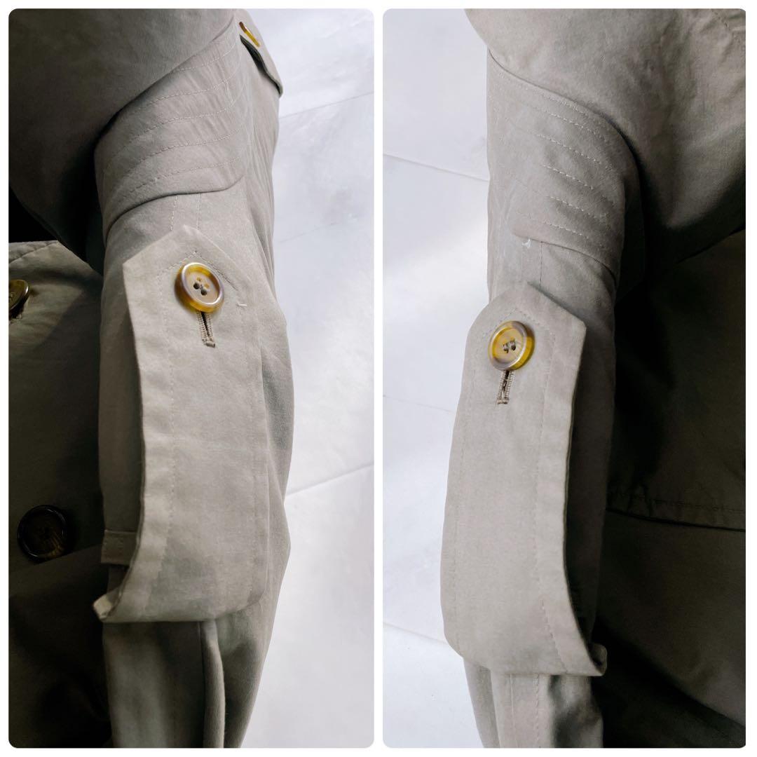 【希少】 Burberry トレンチコート 一枚袖 フルセット カーキ 34