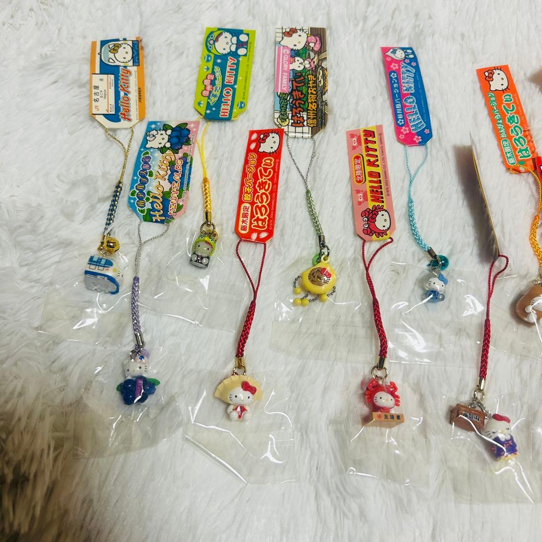 ハローキティ　まとめ売り　ストラップ　ご当地　新品