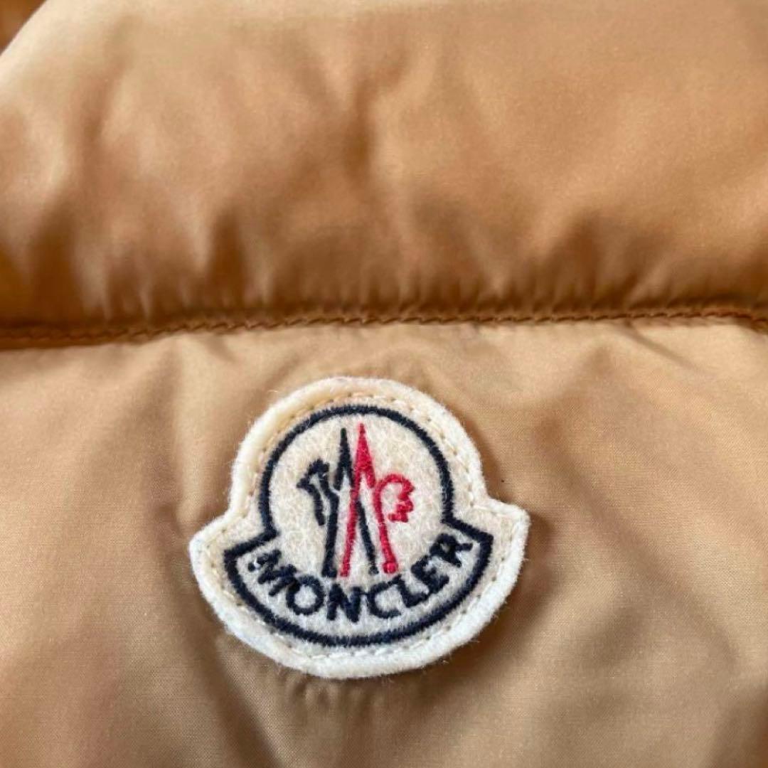 MONCLER ベージュ ダウンベスト サイズ0 Sサイズ