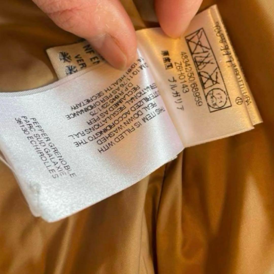 MONCLER ベージュ ダウンベスト サイズ0 Sサイズ