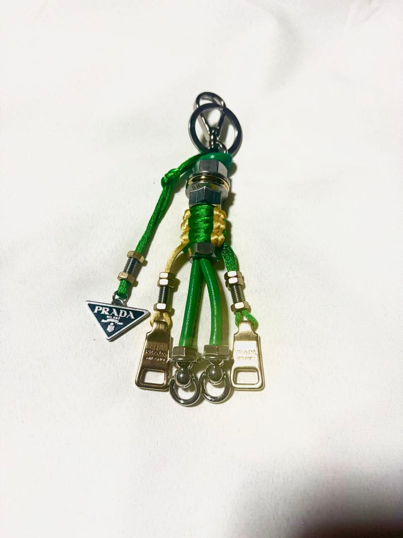 PRADA プラダ バッグチャーム ミントメア