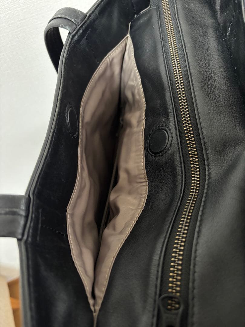UNITED ARROWS レザートートバッグ ブラック