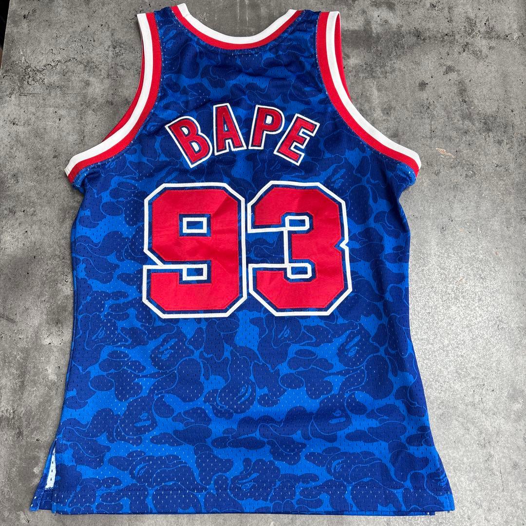 トップス A BATHING APE X MITCHELL & BROOKLYN NETS