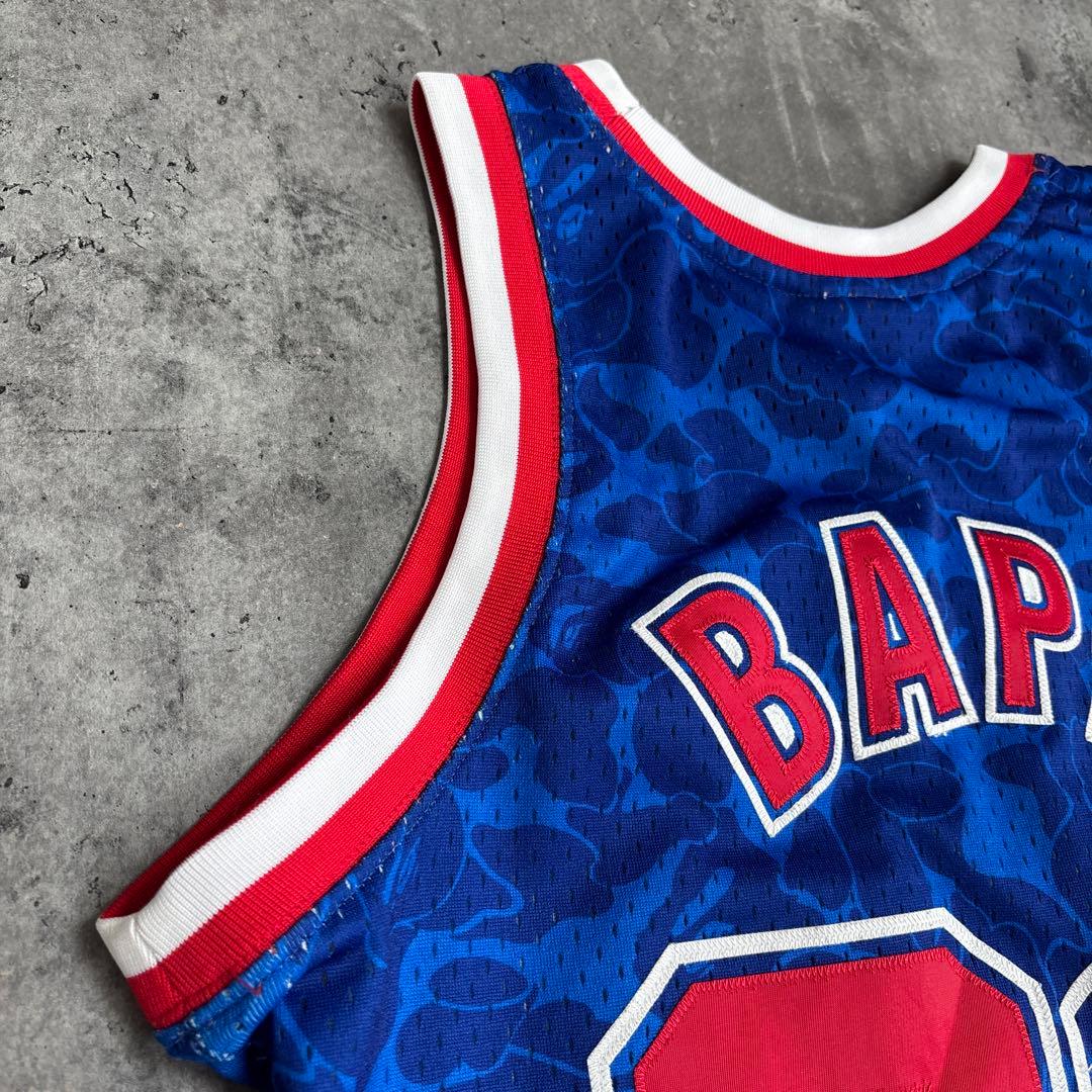 トップス A BATHING APE X MITCHELL & BROOKLYN NETS