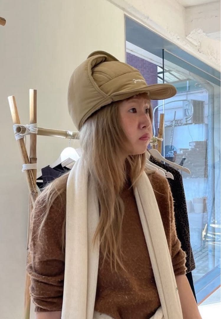 JACQUEMUS ベージュ フライトキャップ 58