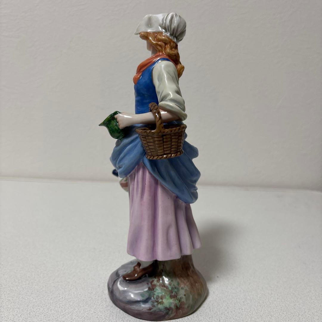 リチャードジノリ 人形 陶器製 女性 フィギュリン