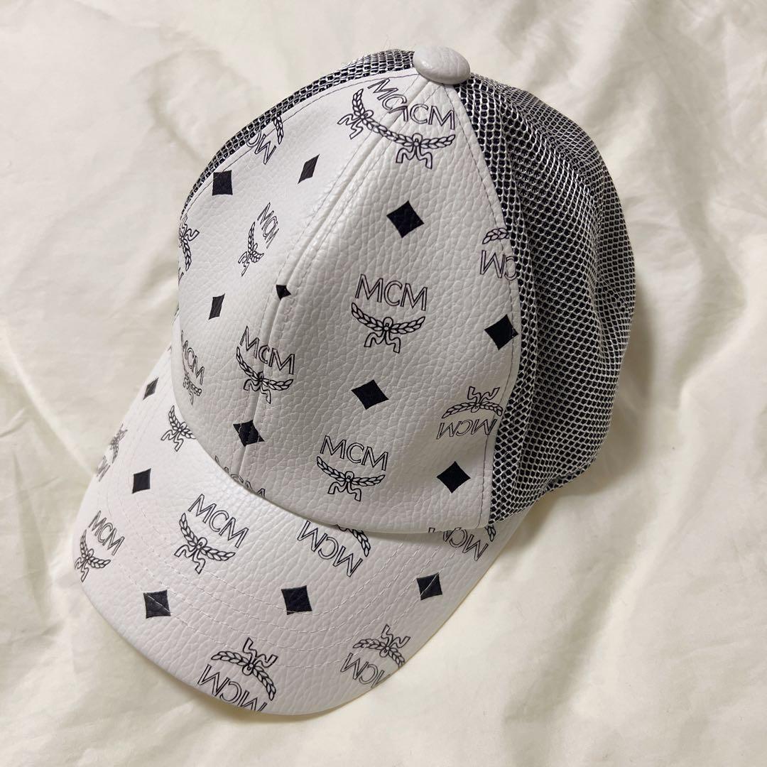 MCM エムシーエム キャップ 帽子 男女兼用 美品 ロゴ