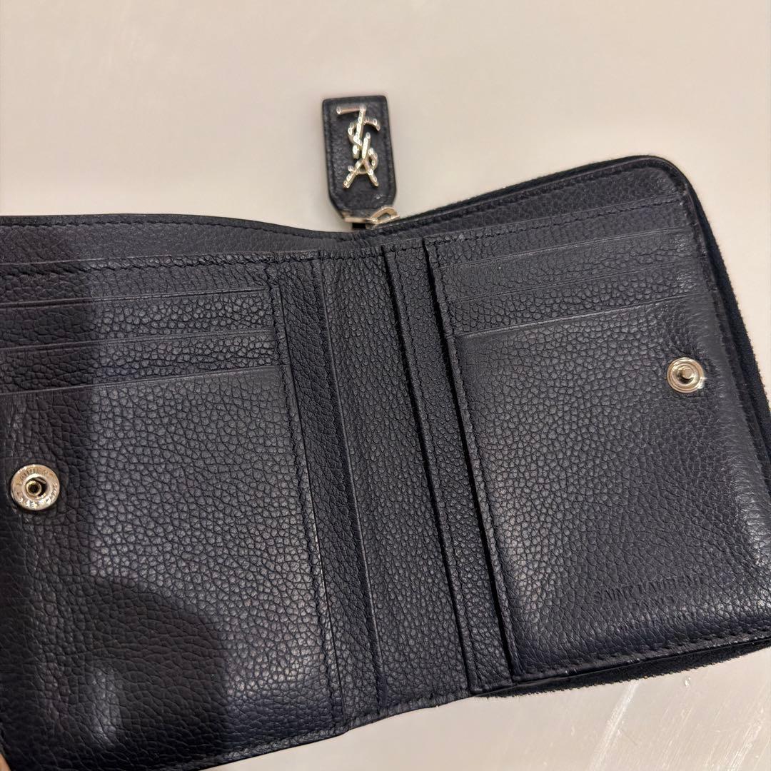 【送料込】サンローラン二つ折り財布