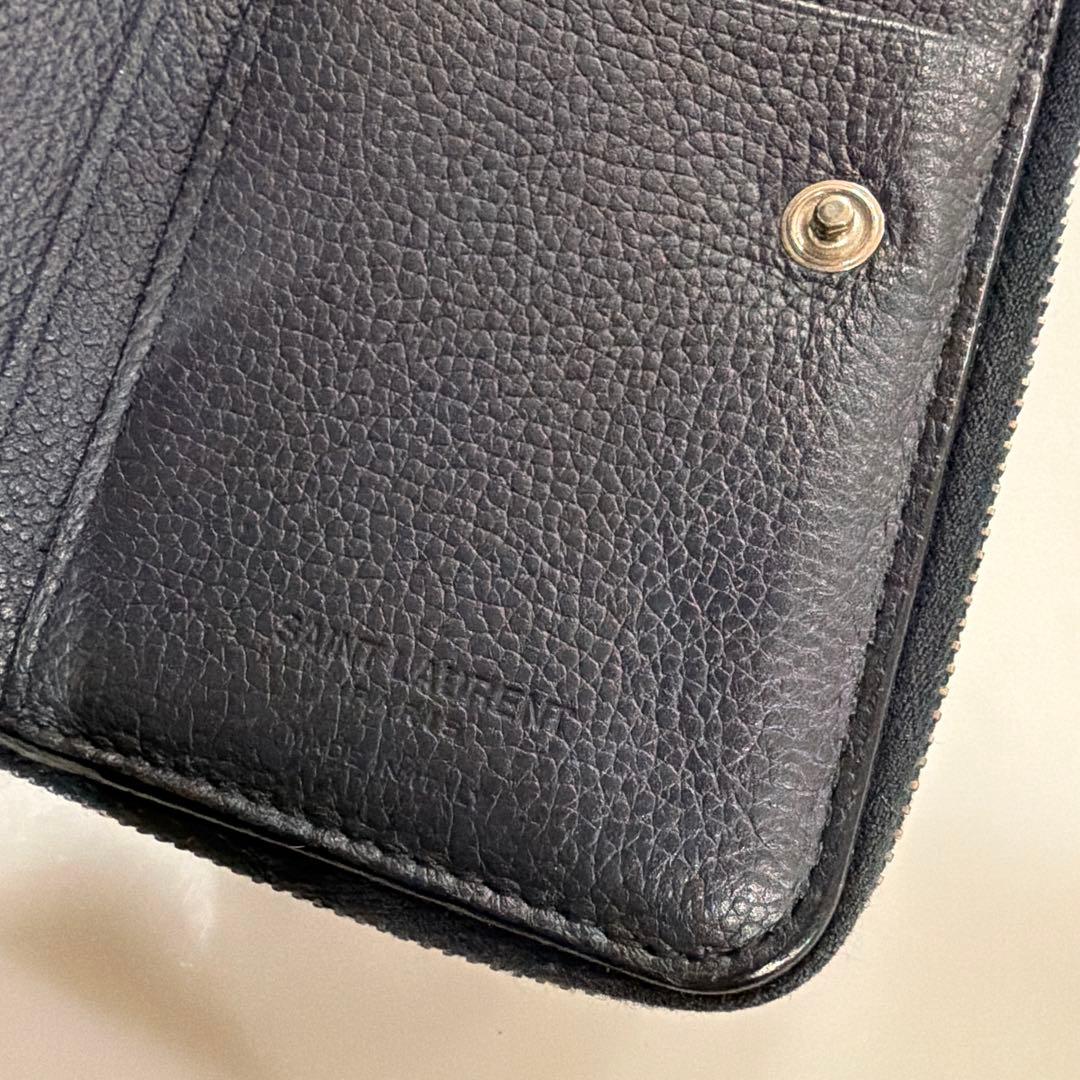【送料込】サンローラン二つ折り財布