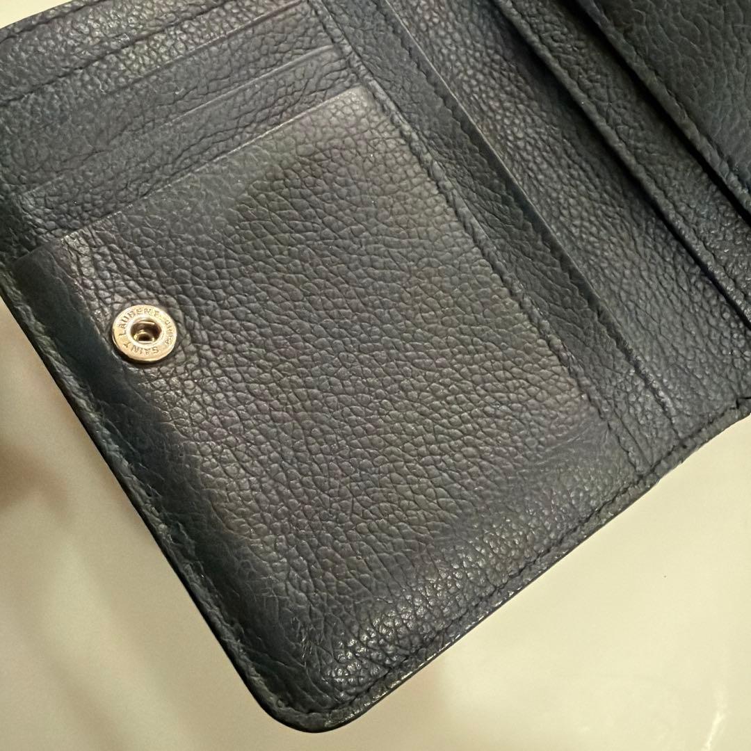 【送料込】サンローラン二つ折り財布