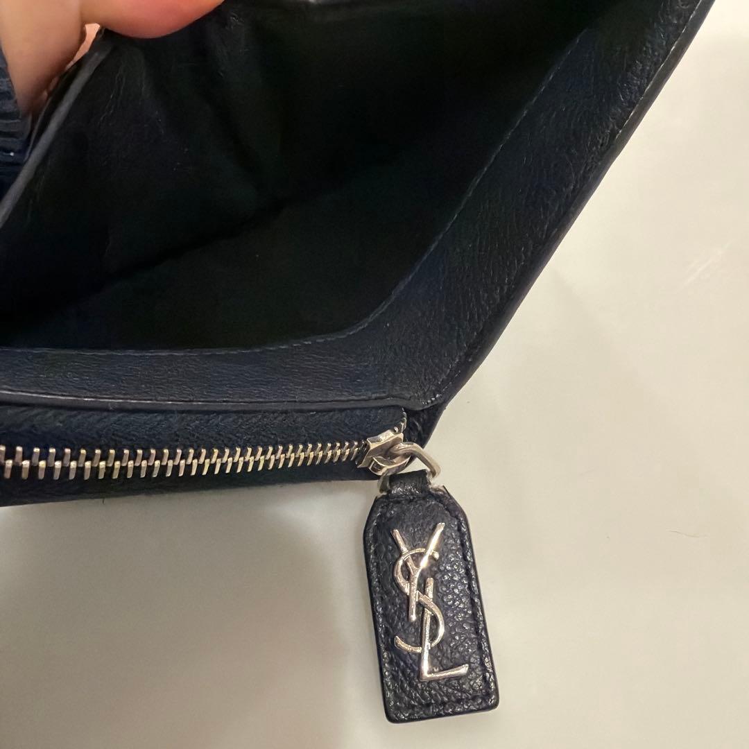 【送料込】サンローラン二つ折り財布