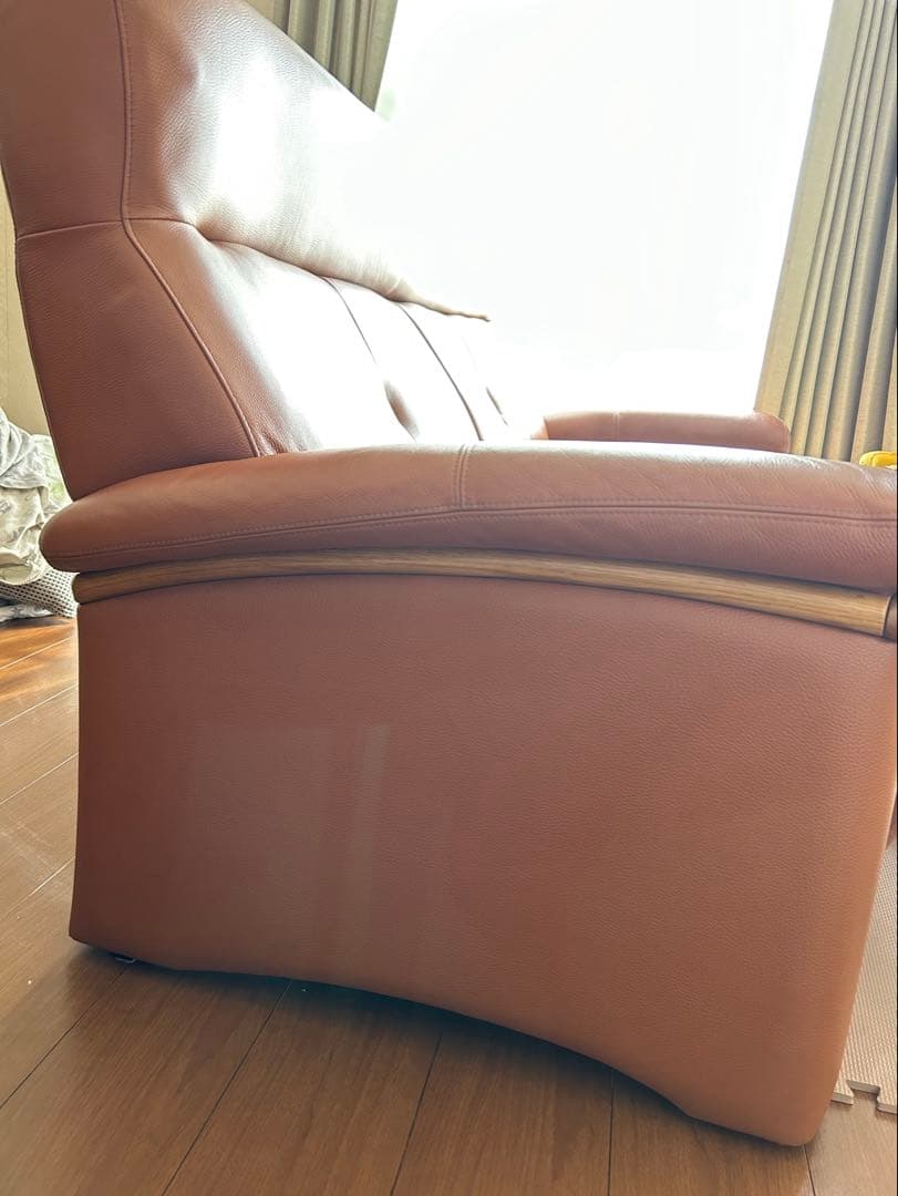 美品　本革ソファ　浜本工芸　WL-2000