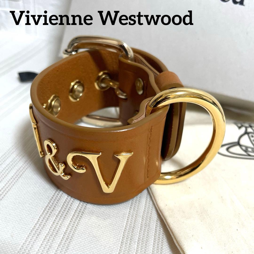 Vivienne Westwood レザー バックル ブレスレット