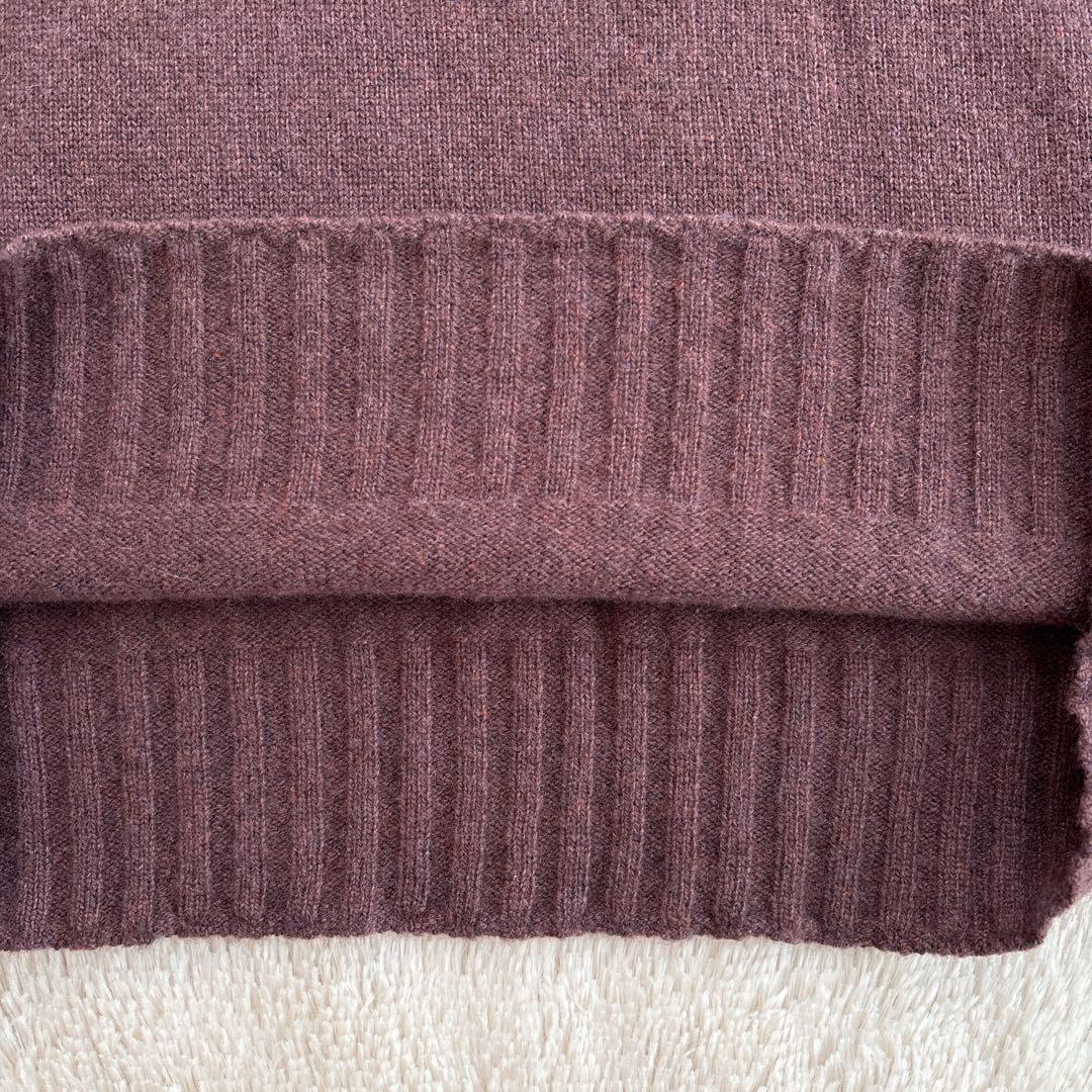 美品✨MARGARET HOWELL カシミヤ ウール　モックネック ニット