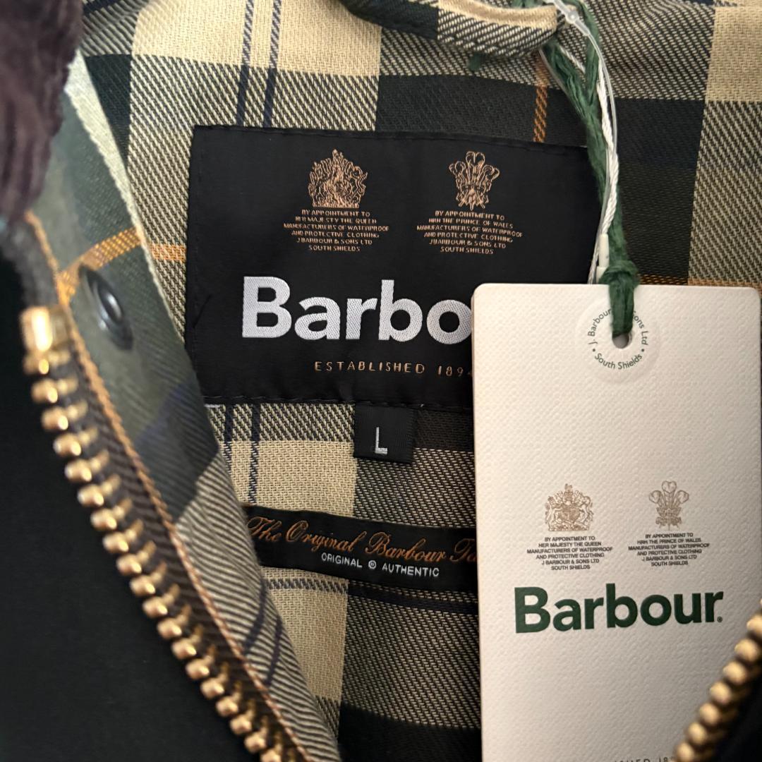 ★未使用★ Barbour SPEY WAX ジャケット セージ L バブアー