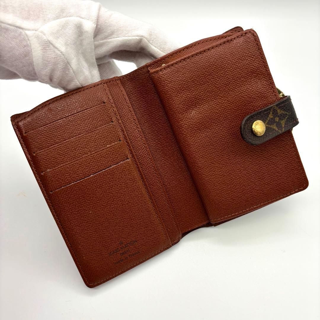 【極上美品】ルイヴィトン モノグラム ポルトフォイユ ヴィエノワ がま口財布