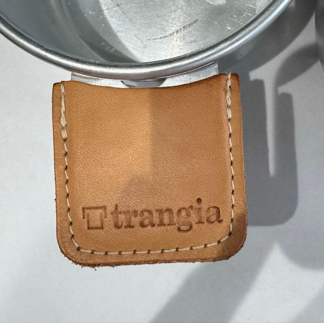 廃盤品 トランギア ハーフパイントマグ レザーハンドルカバー付き 2個セット