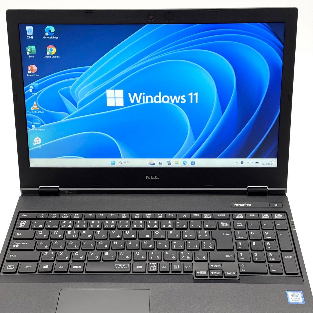 NEC Core i7 16GB 新品SSD512 静音 DVD Office